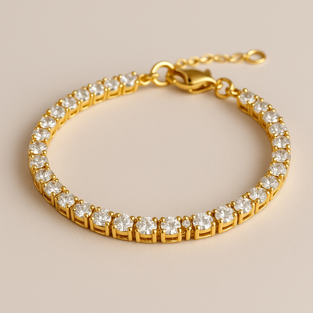 Braccialetto Lyra | braccialetto luminoso con zirconi - Rayo Gioielli