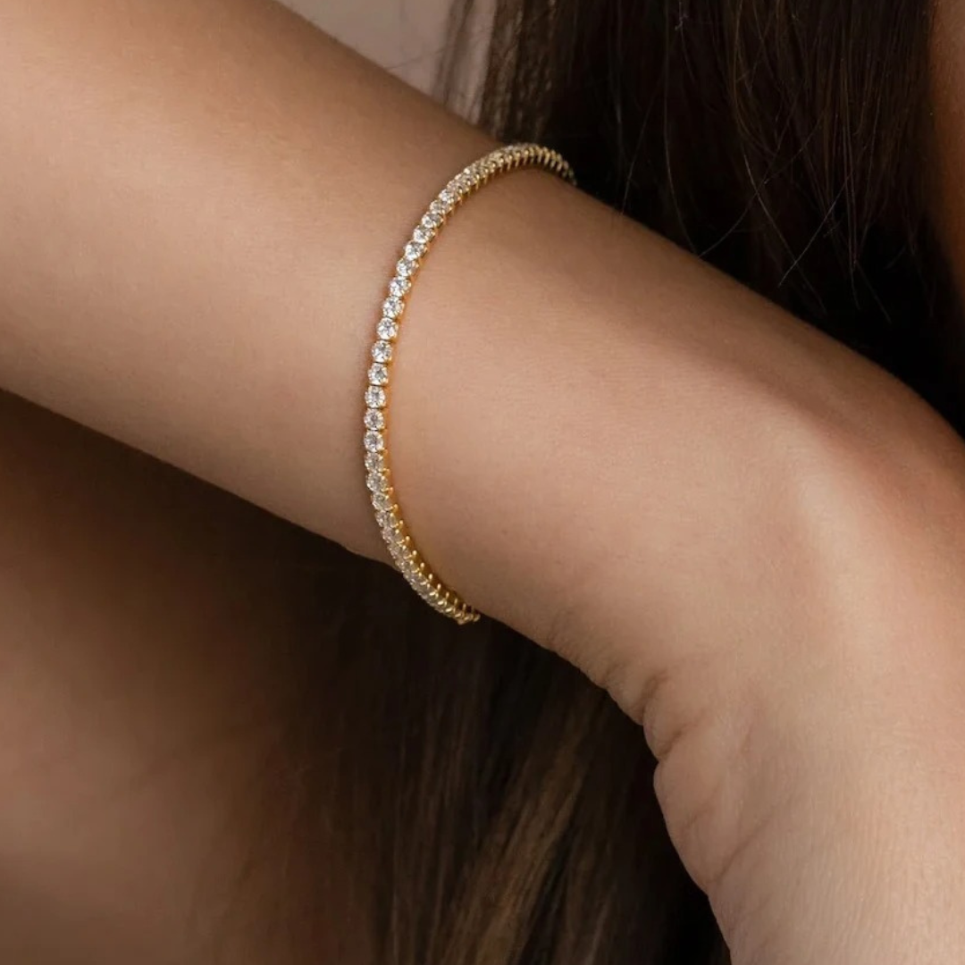 Braccialetto Lyra | braccialetto luminoso con zirconi - Rayo Gioielli