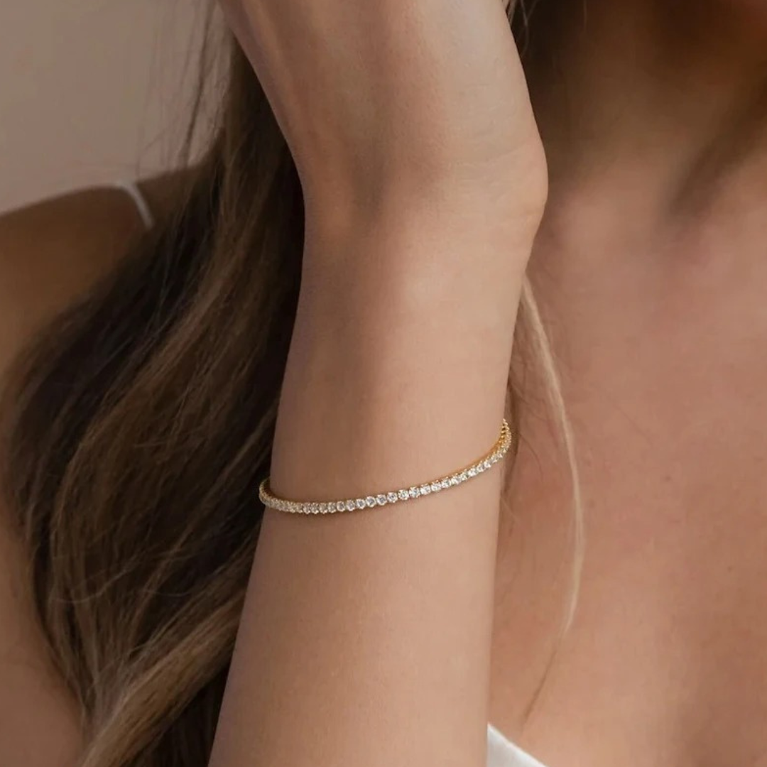 Braccialetto Lyra | braccialetto luminoso con zirconi - Rayo Gioielli