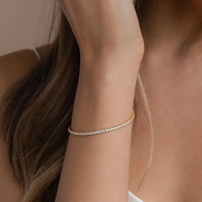 Braccialetto Lyra | braccialetto luminoso con zirconi - Rayo Gioielli