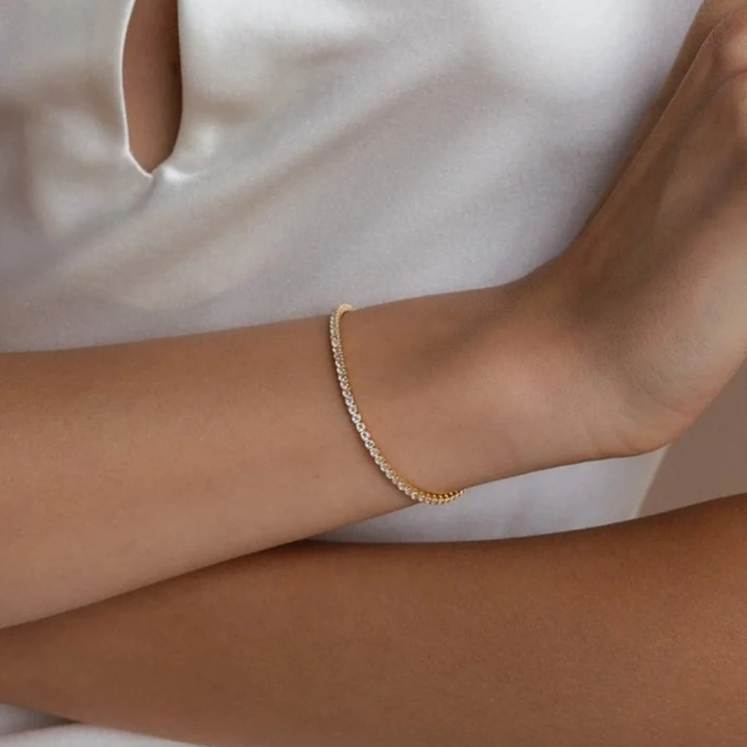 Braccialetto Lyra | braccialetto luminoso con zirconi - Rayo Gioielli